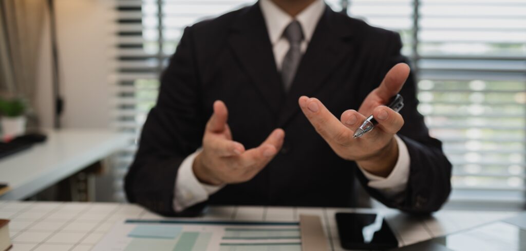 a financial expert is consulting with a client who wants to plan his finances after retirement